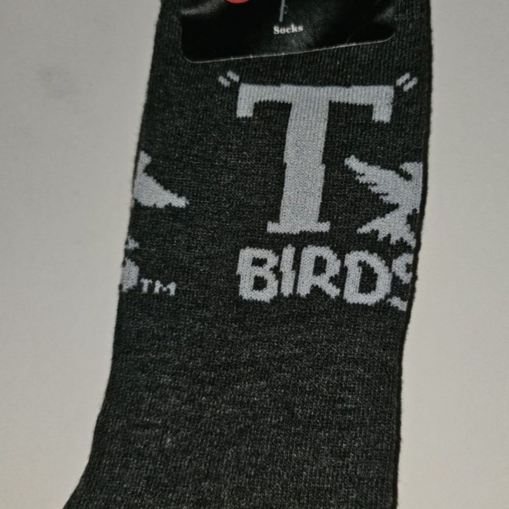T Birds Black Socks